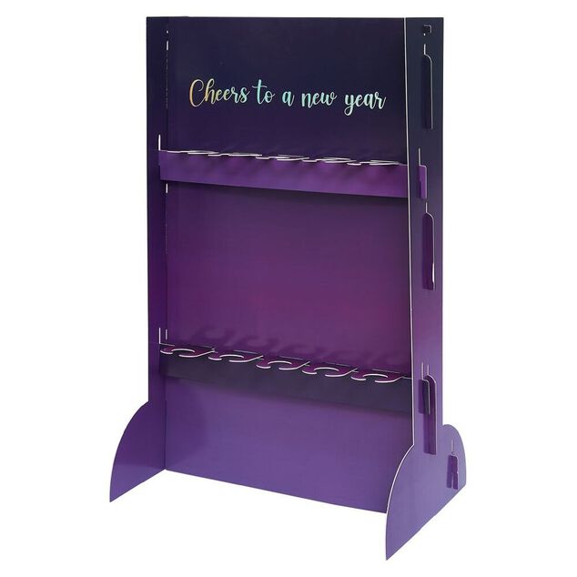 Support DIY pour fl&ucirc;te &agrave; champagne