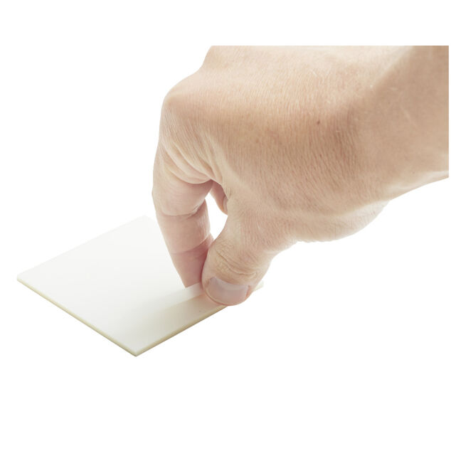 Note adh&eacute;sive 50 feuilles transparentes 8x10,5cm