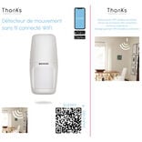 Détecteur de mouvement sans fil connecté WIFI