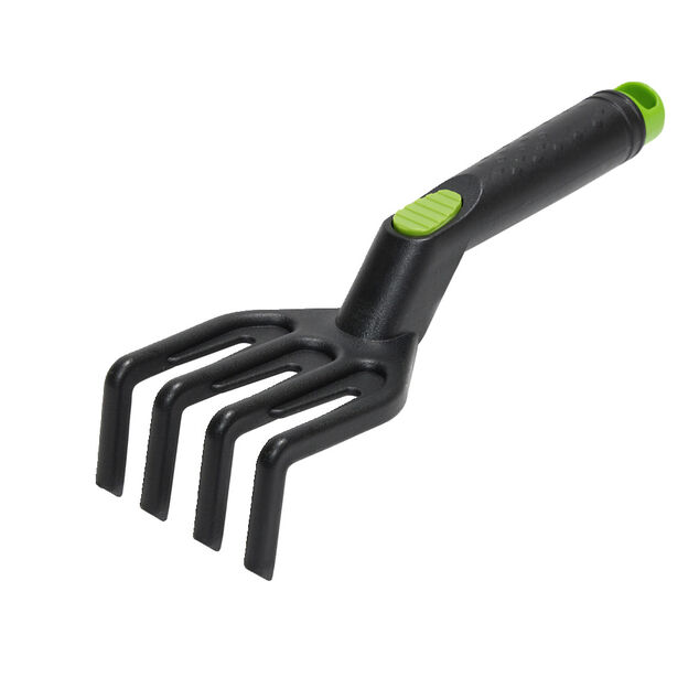 Pelle avec râteau à main plastique noir