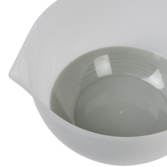 Bol &agrave; mixer plastique avec fond silicone antid&eacute;rapant &oslash; 20 cm