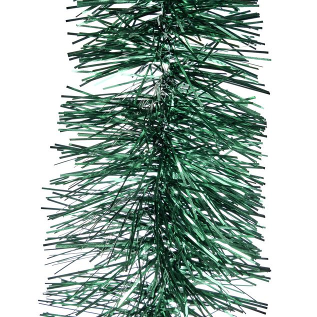 Guirlande de No&euml;l touffue verte L400cm