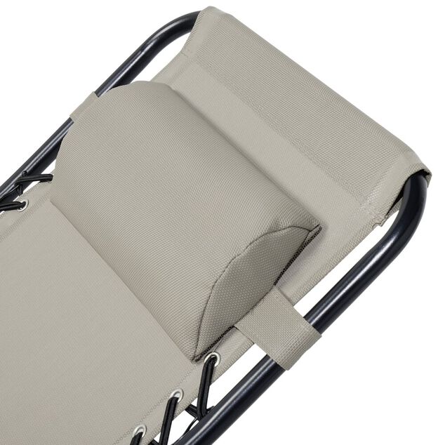 Fauteuil relax inclinable avec t&ecirc;ti&egrave;re bleu