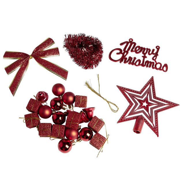 Décoration Noël paillette x24 (3 modèles)