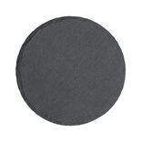 Dessous de verre rond en ardoise &Oslash;10cm