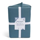 Drap housse 140x190cm 100% coton bleu marine