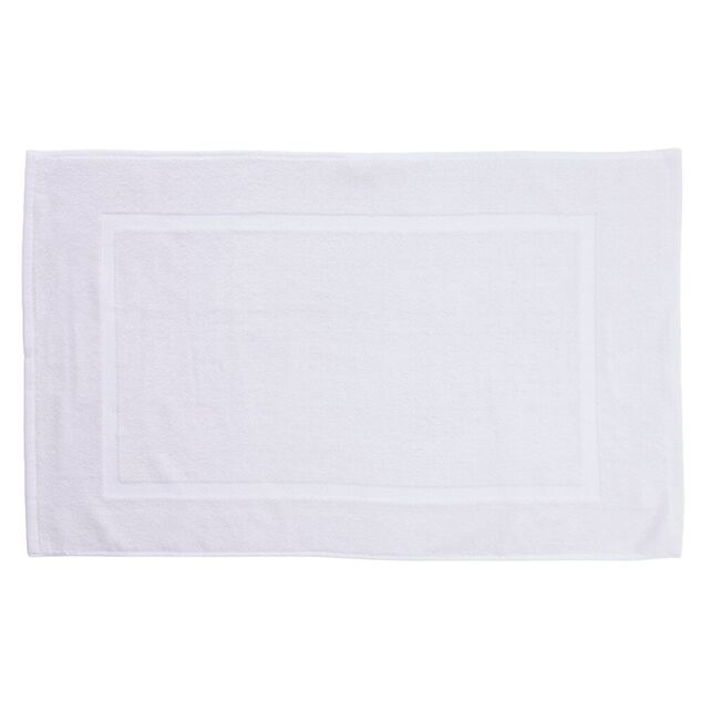Tapis de bain coton blanc 50x80cm