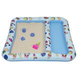 Piscine gonflable et bac &agrave; sable 2en1 100x100cm