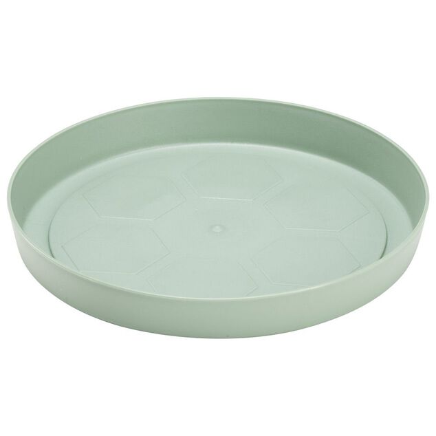 Soucoupe pour pot de 10L couleur vert laurier &Oslash;18,8cm