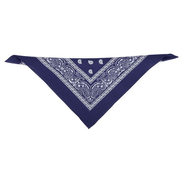 Bandana motif paisley coloré 100% coton 53x53cm