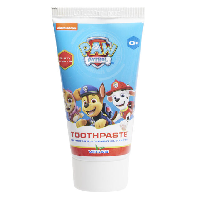 Dentifrice enfant Pat Patrouille Nickelodeon goût fruit 0+ 50ml