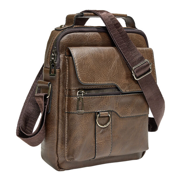 Sacoche homme simili avec bandouli&egrave;re 23x8xH25cm - 3 mod&egrave;les