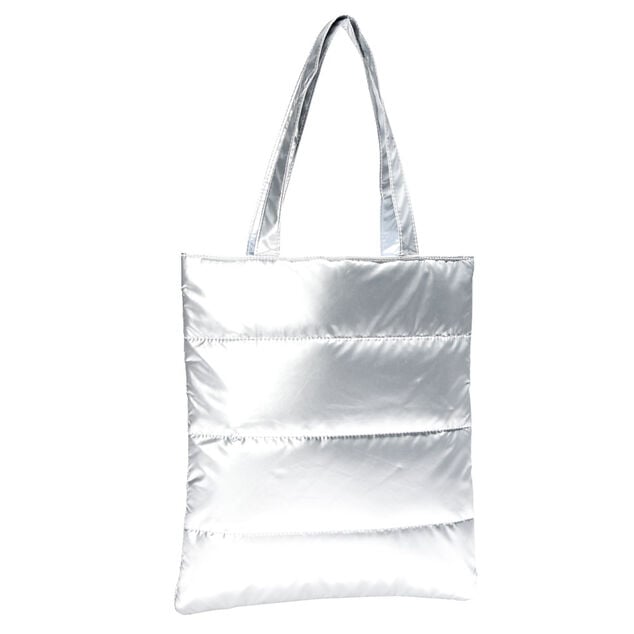 Sac matelass&eacute; design doudoune 34x39cm - 3 coloris