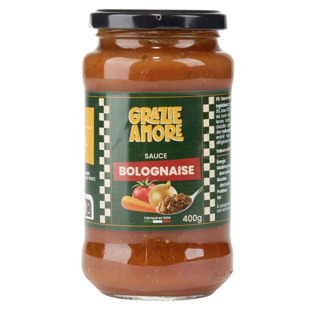 Sauce bolognaise Grazie Amore 400gr