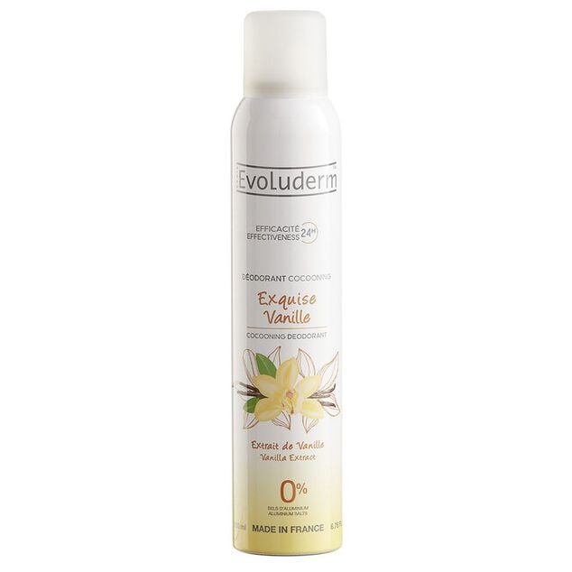D&eacute;odorant Evoluderm exquise vanille 200 ml