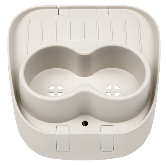 Porte gobelet double blanc pour spa Intex