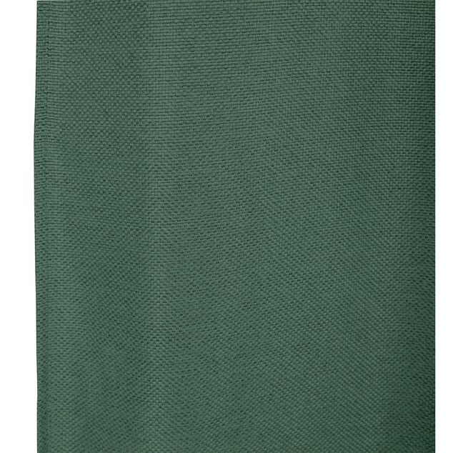 Rideau occultant effet tram&eacute; vert fonc&eacute; 140x240cm