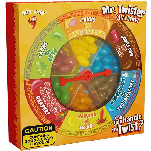 Jeu aliment Mr Twister Hot Chip Challenge bonbons 120gr