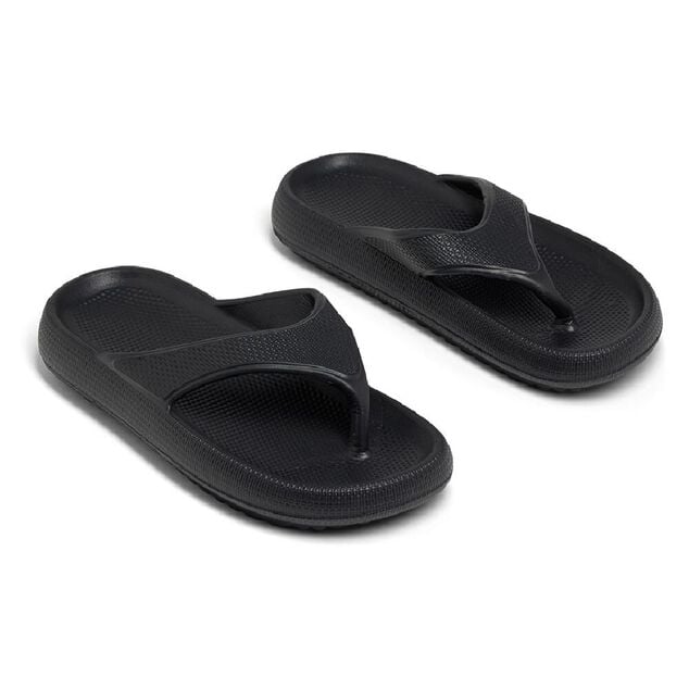 Tongs caoutchouc noir 36/37