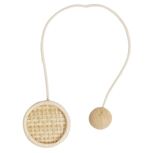 Embrasse aimant&eacute;e cannage beige