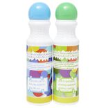 Marqueur tampon &agrave; point lavable x2 vert et bleu L13cm