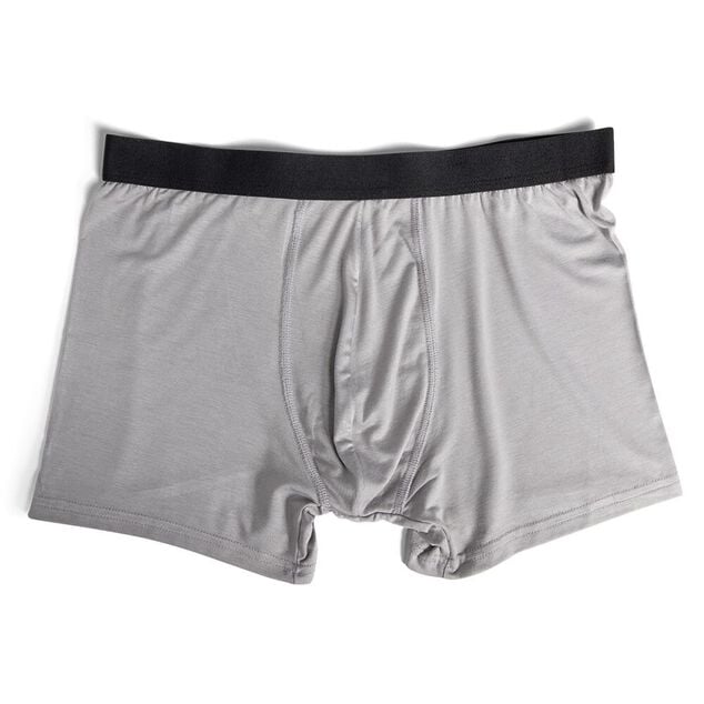 Lot de 2 boxers homme taille L bambou et &eacute;lasthanne noir