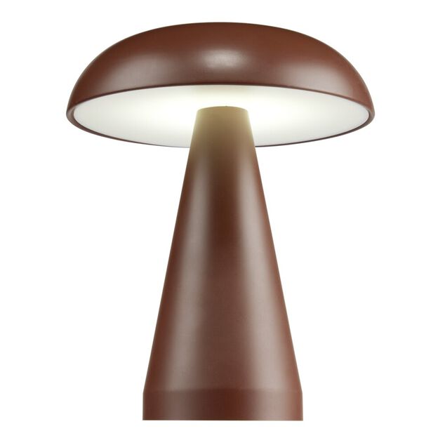 Lampe &agrave; poser Suzie LED tactile variable USB m&eacute;tal et plastique &Oslash;15,5xH21cm