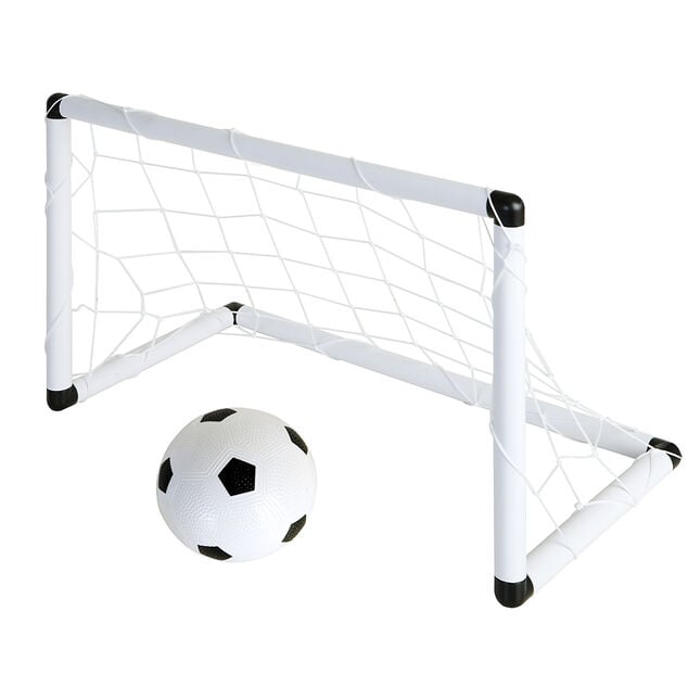 But de football 2en1 avec ballon et gonfleur