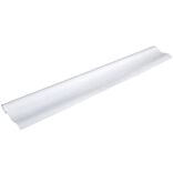 Nappe damass&eacute;e blanche en papier 8 m