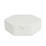 Bo&icirc;te organisateur &agrave; cosm&eacute;tique et bijoux avec miroir 15x14cm (2 mod&egrave;les)