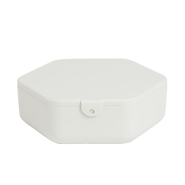 Bo&icirc;te organisateur &agrave; cosm&eacute;tique et bijoux avec miroir 15x14cm (2 mod&egrave;les)