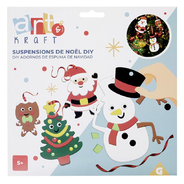 Suspension de No&euml;l personnages DIY en mousse