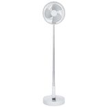 Ventilateur télescopique nomade blanc