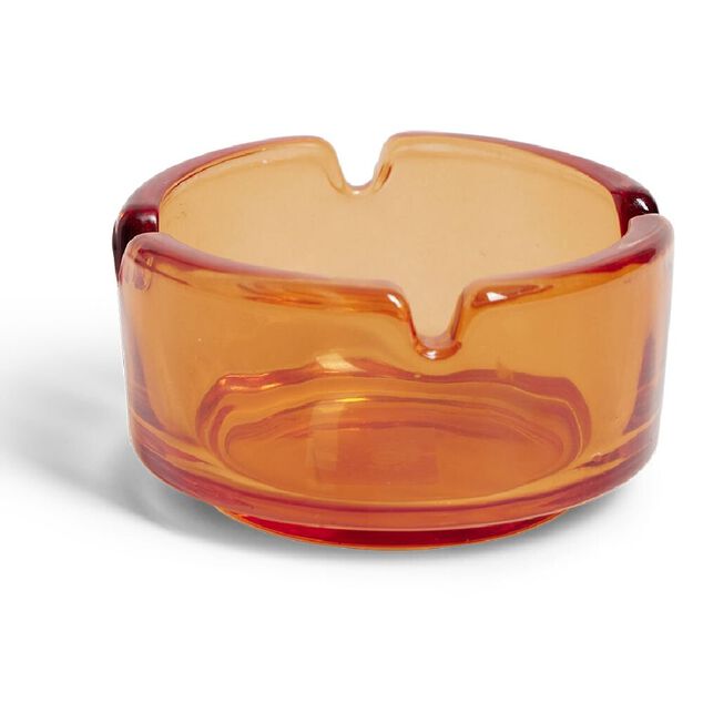 Cendrier en verre &Oslash;7,2xH3,6cm - 6 mod&egrave;les