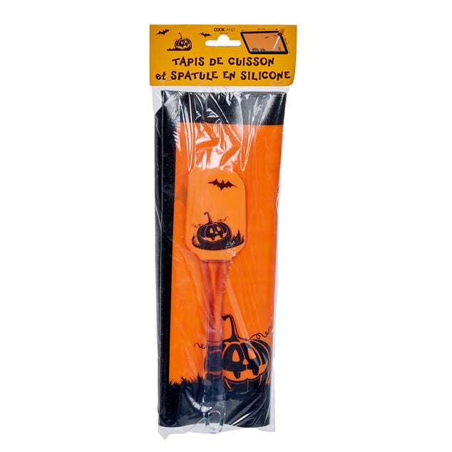 Tapis de cuisson Halloween avec spatule