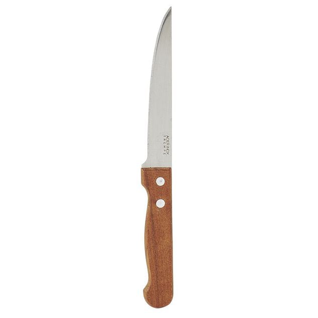 Couteau &agrave; grillade manche bois bubinga lame inox 11 cm