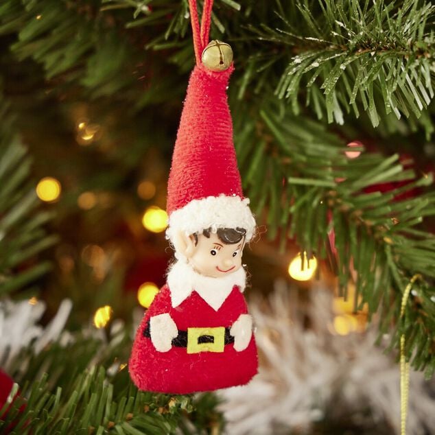 Lutin farceur mini gar&ccedil;on &agrave; suspendre H14cm