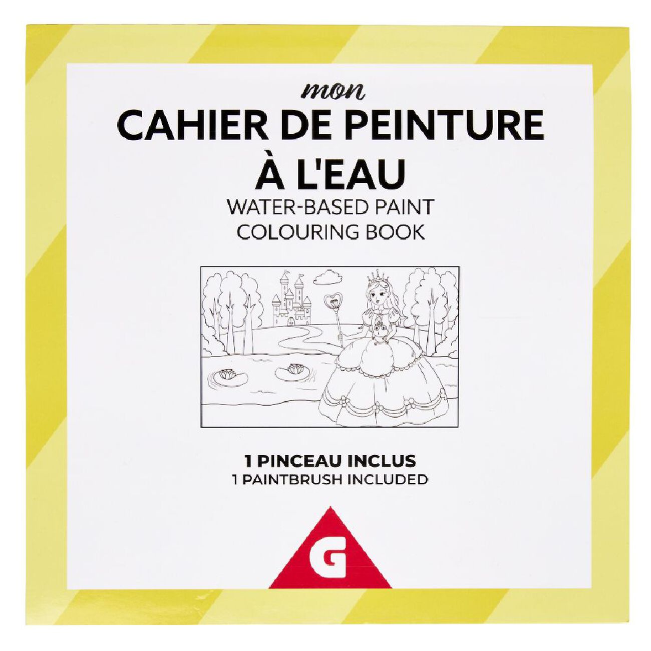 Cahier D'aquarelle Pour Débutants - 12 Couleurs + Pinceau Inclus, Papier épais Anti-bavures