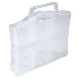 Mallette plastique 7 compartiments 23x18xH4cm