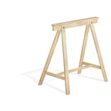 Tréteau pin massif beige - 70x41xH72cm