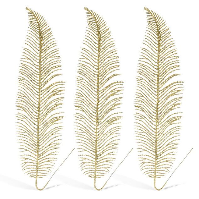 Branche scintillante dor&eacute;e