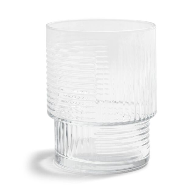 Lot de 3 gobelets en verre empilables 32,5cl