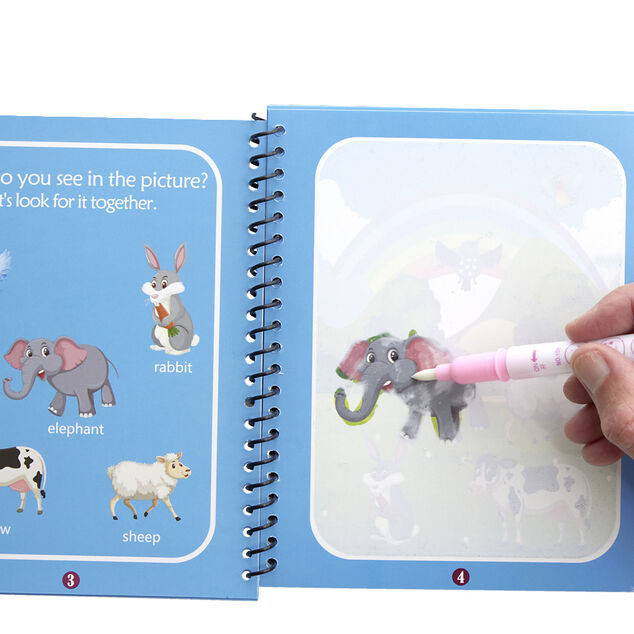 Cahier de dessin magique r&eacute;utilisable avec stylo