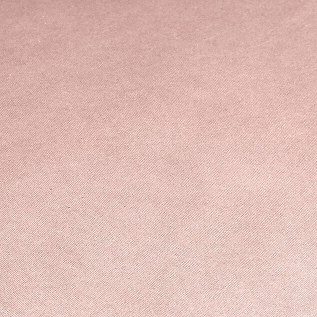 Parure de lit 2 personnes 240x220cm avec 2  taies polyester uni rose