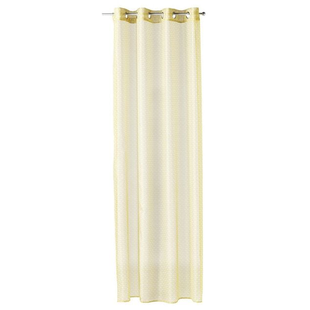 Voilage à oeillets imprimé géométrique 140x240cm