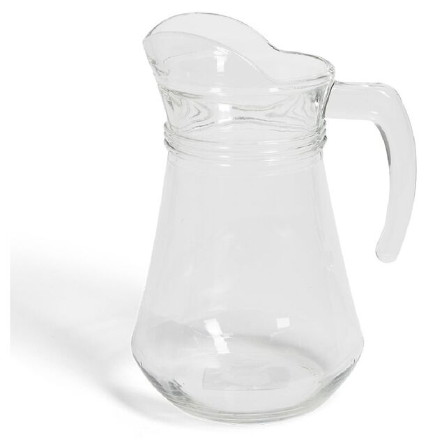 Pichet avec anse et bec verseur 1L verre transparent
