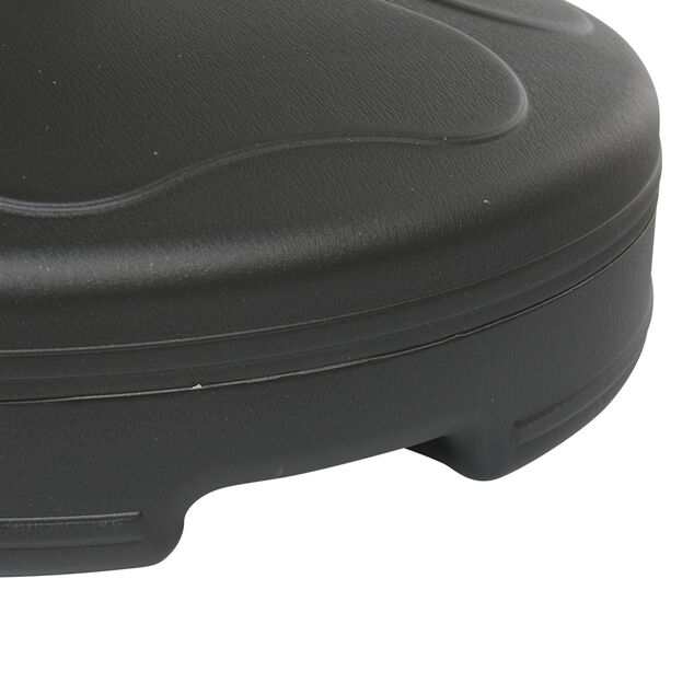 Pied de parasol rond &agrave; remplir 20L noir