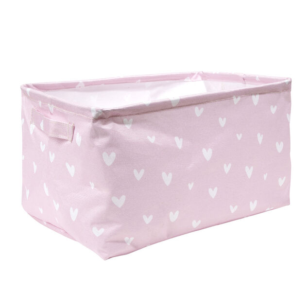 Panière de rangement tissé motif enfant 40x28xH22cm (2 modèles)