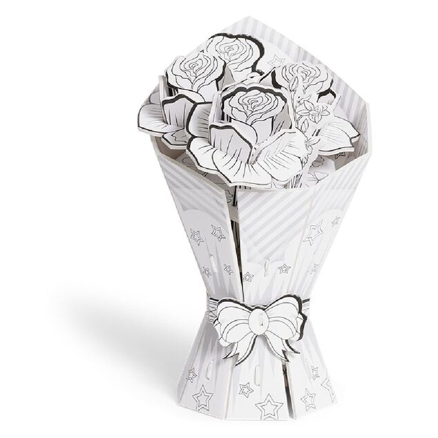 Puzzle 3D &agrave; colorier 4en1