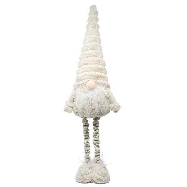 Gnome debout d&eacute;coratif jambes extensibles H97cm (2 mod&egrave;les)